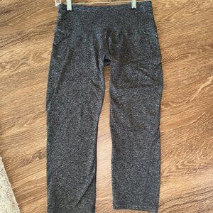 Gray Athletic Crop Legging